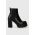Wojas ghete chelsea de piele femei, culoarea negru, cu toc drept, 5522351