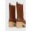 Weekend Max Mara ghete chelsea de piele Guglia femei, culoarea maro, cu toc drept, 2357960734600