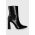 Answear Lab botine femei, culoarea negru, cu toc drept