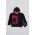 zippy bluza copii culoarea negru, cu glugă, cu imprimeu