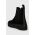 Gant cizme din piele intoarsa Snowmont femei, culoarea negru, cu toc plat, izolat, 27553397.G00