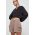 Reebok Classic pantaloni scurti femei, culoarea maro, cu imprimeu, high waist