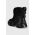 EA7 Emporio Armani botine femei, culoarea negru, cu platforma, izolare usoara, X8M001 XK229 S868