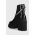 HUGO ghete chelsea de piele Kris femei, culoarea negru, cu toc drept, 50509836