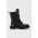 Just Cavalli botine femei, culoarea negru, cu toc plat, 75RA3S90 ZS984 PK3