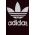 adidas Originals bluza copii culoarea bordo, cu glugă, cu imprimeu