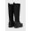 UGG cizme Droplet Tall femei, culoarea negru, cu toc plat, izolare usoara, 1151350