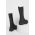 Answear Lab bocanci de piele femei, culoarea negru, cu platforma, izolare usoara