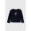 United Colors of Benetton longsleeve din bumbac pentru copii culoarea albastru marin