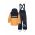 Didriksons salopete de iarna pentru copii SKARE KIDS SET culoarea galben