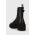BOSS cizme de piele Carol femei, culoarea negru, cu toc drept, 50504599
