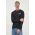 Gant longsleeve din bumbac culoarea negru, cu imprimeu
