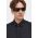 HUGO camasa din bumbac barbati, culoarea negru, cu guler clasic, relaxed