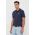 North Sails polo de bumbac culoarea albastru marin, neted