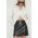 Abercrombie & Fitch fusta culoarea negru, mini, drept