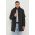 Blauer geaca barbati, culoarea negru, de iarna