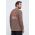 adidas Originals longsleeve din bumbac culoarea maro, cu imprimeu