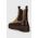 Gant botine din piele intoarsa Snowmont femei, culoarea maro, cu toc plat, izolat, 27553371.G240