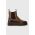 Gant botine din piele intoarsa Snowmont femei, culoarea maro, cu toc plat, izolat, 27553371.G240