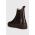 Gant ghete chelsea de piele Snowmont femei, culoarea maro, cu platforma, izolare usoara, 27551372.G46
