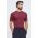 Reebok tricou de antrenament culoarea bordo, neted