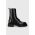Gant cizme de piele Meghany femei, culoarea negru, cu toc plat, 27551404.G00