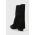Answear Lab cizme femei, culoarea negru, cu toc drept, izolare usoara