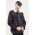 Hollister Co. geaca jeans barbati, culoarea negru, de tranzitie