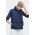Hollister Co. vesta barbati, culoarea albastru marin, de iarna