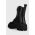 Buffalo bocanci Nabu Lace Up Mid femei, culoarea negru, cu platforma, 1622344