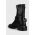 Answear Lab botine femei, culoarea negru, cu toc plat