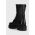 Answear Lab bocanci de piele femei, culoarea negru, cu platforma