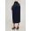 Answear Lab fusta culoarea albastru marin, midi, drept