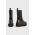 AllSaints ghete chelsea de piele Billie femei, culoarea negru, cu toc plat, WF033V