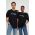 Answear Lab tricou din bumbac culoarea negru, cu imprimeu