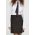 Bruuns Bazaar fusta culoarea negru, mini, creion
