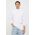 G-Star Raw longsleeve din bumbac culoarea alb, neted