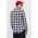 HUGO camasa din bumbac barbati, culoarea negru, cu guler button-down, regular