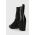 Wojas cizme de piele femei, culoarea negru, cu toc drept, 5523551