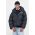 Converse geaca barbati, culoarea negru, de iarna, oversize