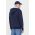 Hollister Co. bluza barbati, culoarea albastru marin, cu glugă, cu imprimeu