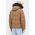 Hollister Co. geaca barbati, culoarea maro, de iarna