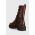 Wojas bocanci de piele femei, culoarea maro, cu toc plat, izolare usoara, 6411752