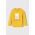 zippy longsleeve din bumbac pentru bebeluși culoarea galben, cu imprimeu