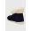 Pom D'api cizme de iarna pentru copii din piele intoarsa SWEET ZIP FUR culoarea albastru marin