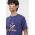 Converse tricou din bumbac barbati, culoarea albastru marin, cu imprimeu