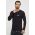 BOSS longsleeve barbati, culoarea negru, neted