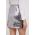 United Colors of Benetton fusta culoarea argintiu, mini, drept