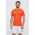 adidas Performance tricou de antrenament Tabela 23 culoarea portocaliu, cu imprimeu  IB4927