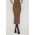BOSS fustă culoarea maro, midi, creion 50505696